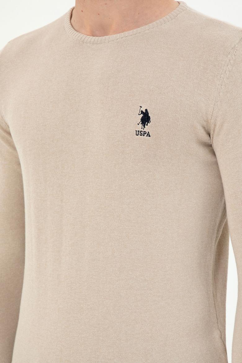 Erkek Taş Melanj Basic Kazak - 50288880044