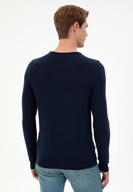 Erkek Lacivert Basic Kazak - 50288880008