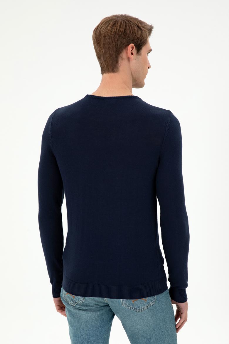 Erkek Lacivert Basic Kazak - 50288880008