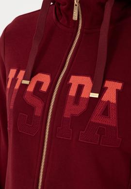 Kadın Bordo Basic Kapüşonlu Sweatshirt - 50289540061