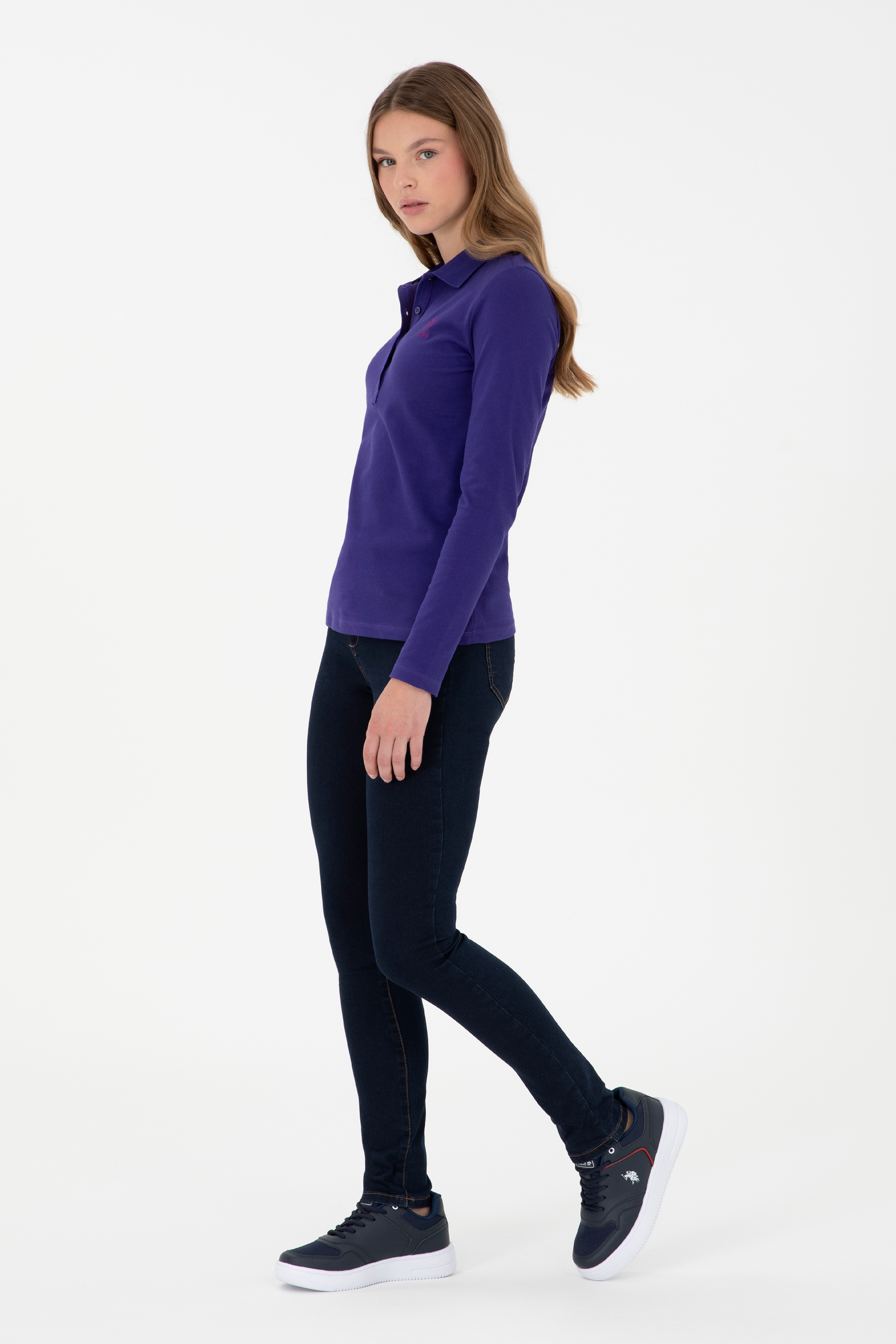 Kadın Mor Basic Sweatshirt