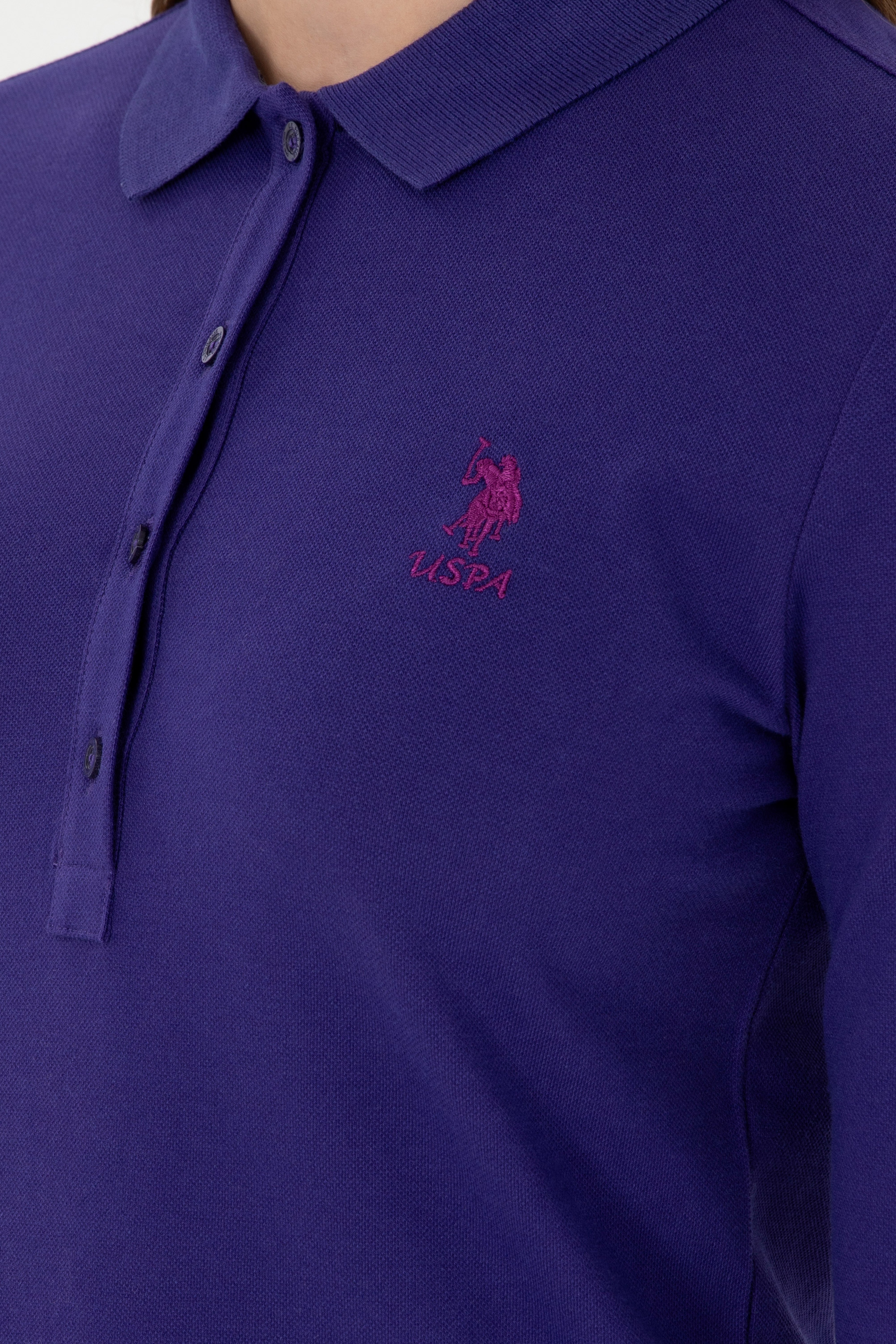 Kadın Mor Basic Sweatshirt - Image 7