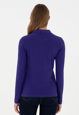 Kadın Mor Basic Sweatshirt - 50289541166