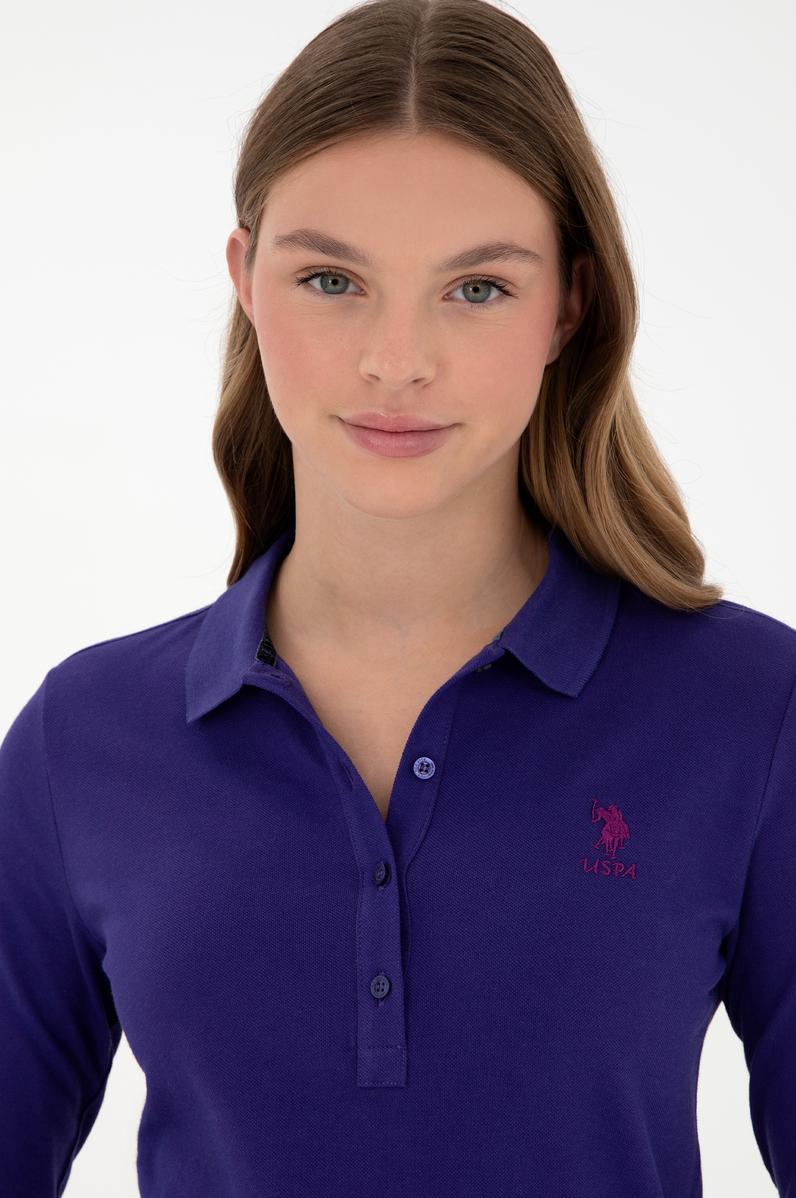 Kadın Mor Basic Sweatshirt