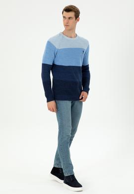 Erkek Lacivert Kazak - 50293017013