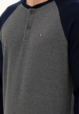 Erkek Antrasit Melanj Pijama Takımı - 50301726012