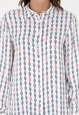 Kadın Krem Uzun Kollu Tunik Gömlek - 50296177010