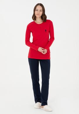 Kadın Kırmızı Pijama Takımı - 50303412004