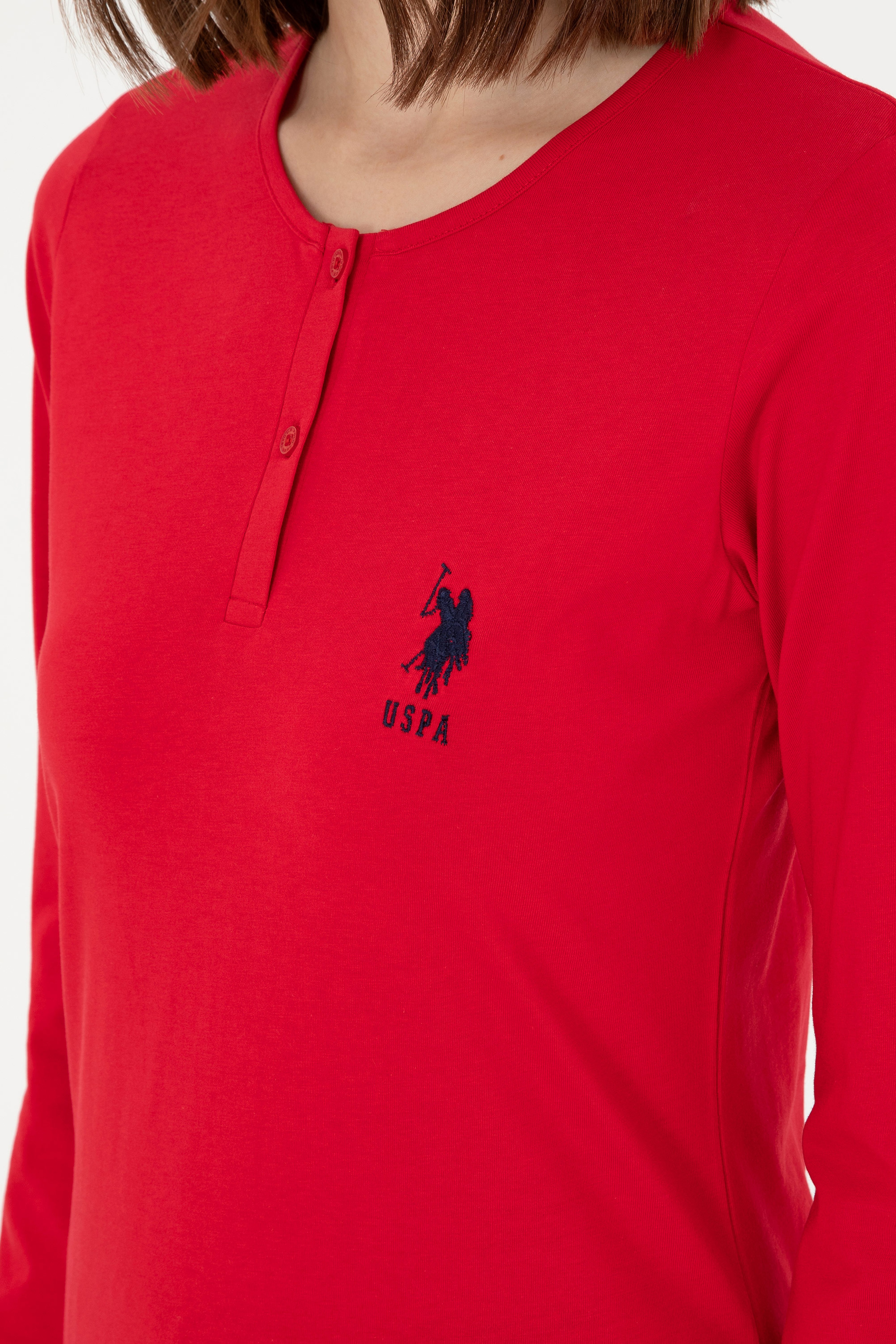 Kadın Kırmızı Pijama Takımı - Image 7
