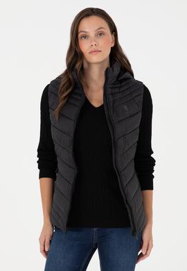 Kadın Siyah Yelek - 50289555008