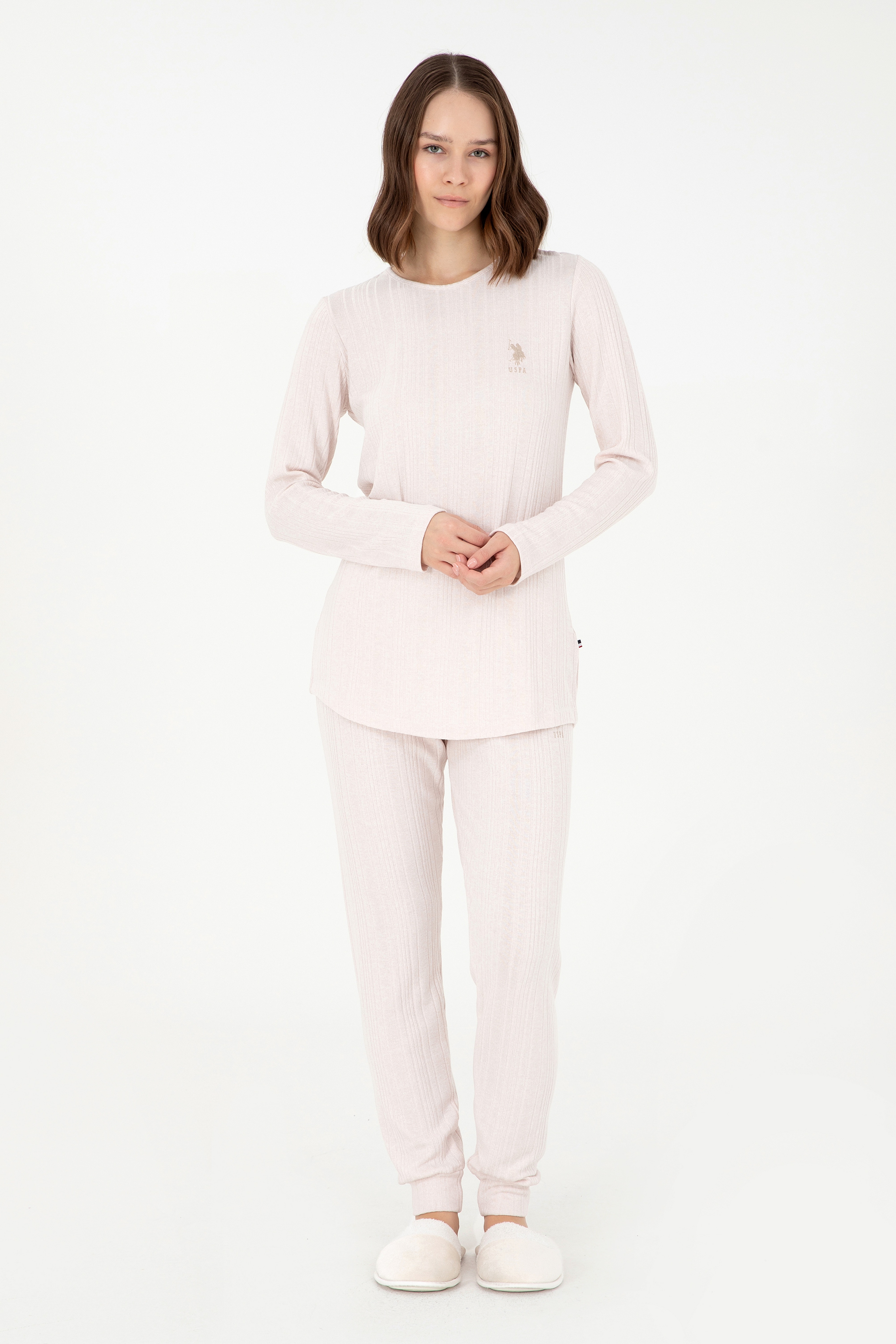 Kadın Bej Pijama Takımı - Image 1
