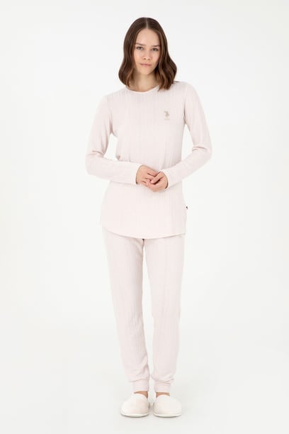 Kadın Bej Pijama Takımı