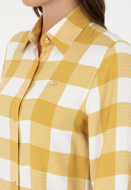 Kadın Sarı Uzun Kollu Gömlek - 50291096004