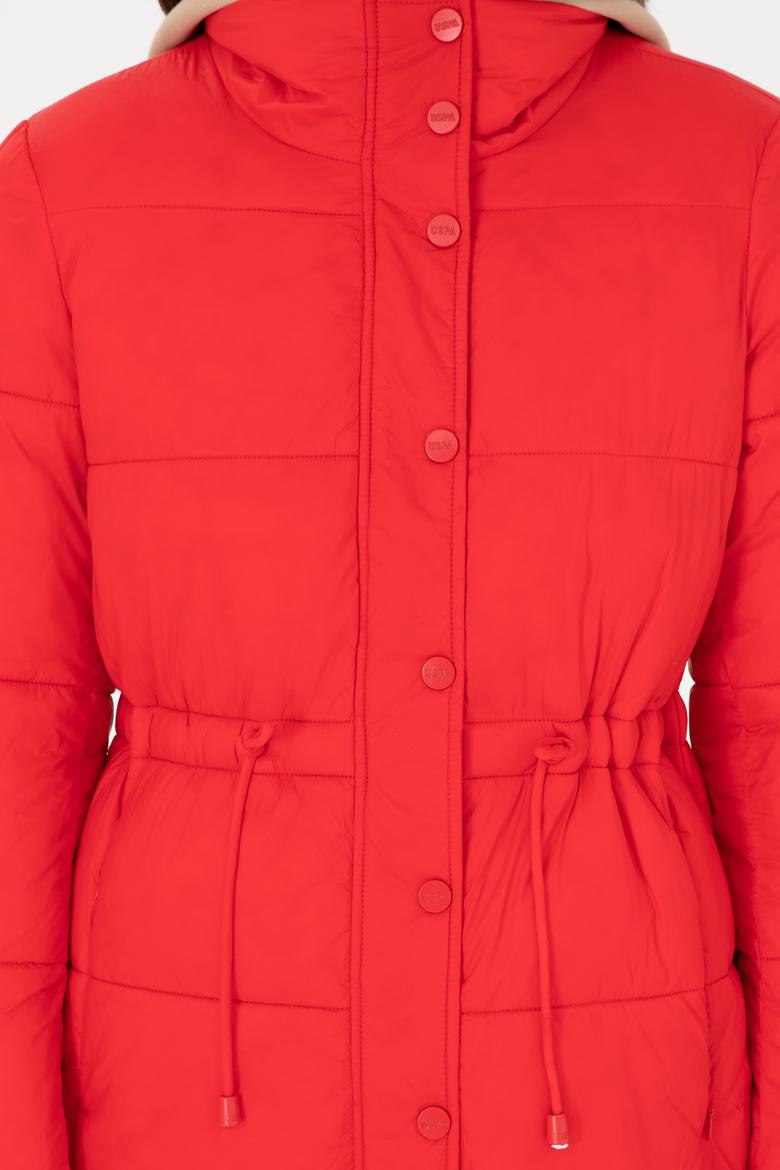 Kadın Kırmızı Kaban - 50291304044