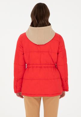 Kadın Kırmızı Kaban - 50291304044