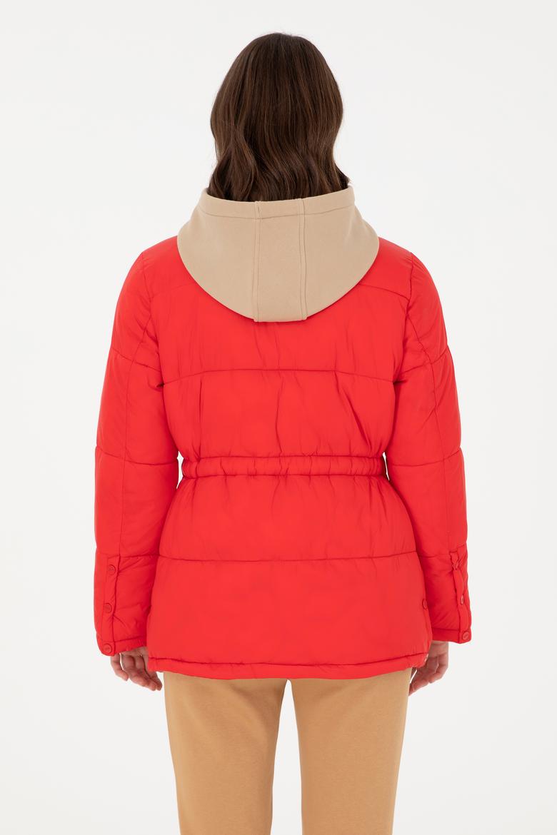 Kadın Kırmızı Kaban - 50291304044