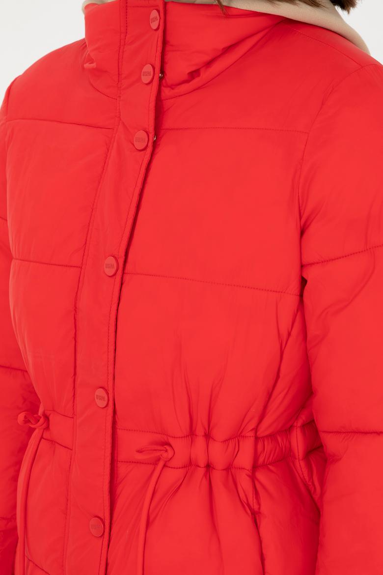 Kadın Kırmızı Kaban - 50291304044