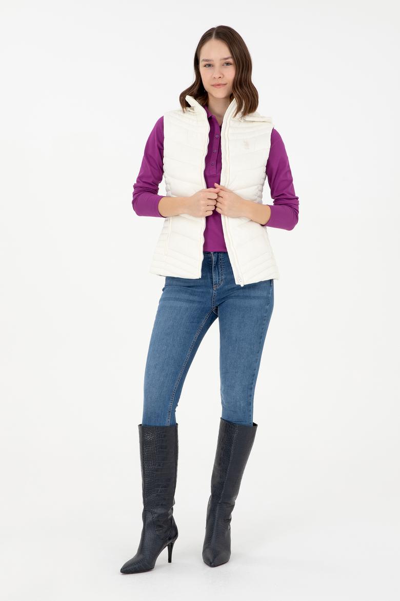 Kadın Krem Yelek - 50289555032