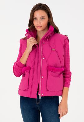 Kadın Fuşya Yelek - 50289586047