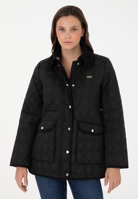 Kadın Siyah Mont - 50289559033