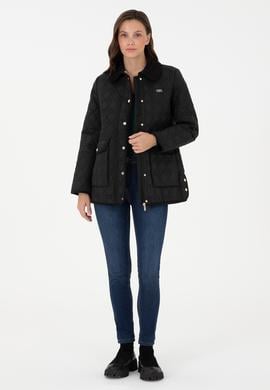 Kadın Siyah Mont - 50289559033