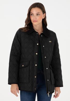 Kadın Siyah Mont - 50289559033