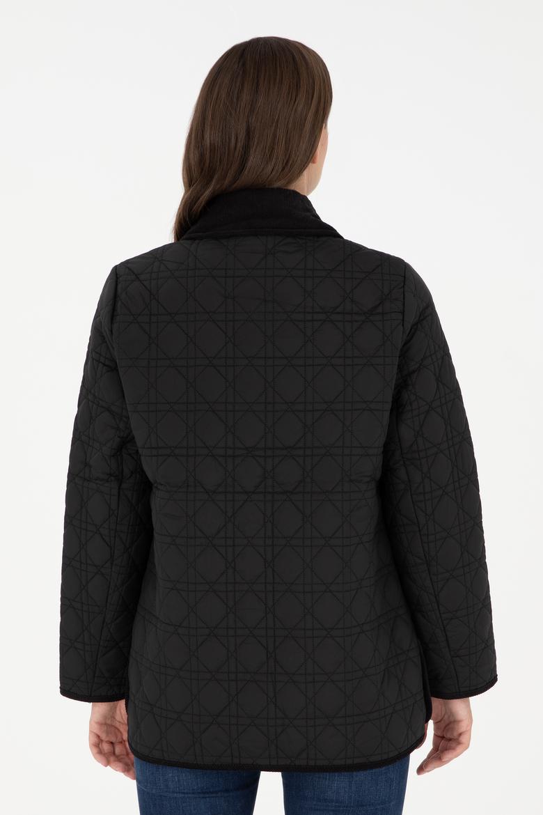 Kadın Siyah Mont - 50289559033