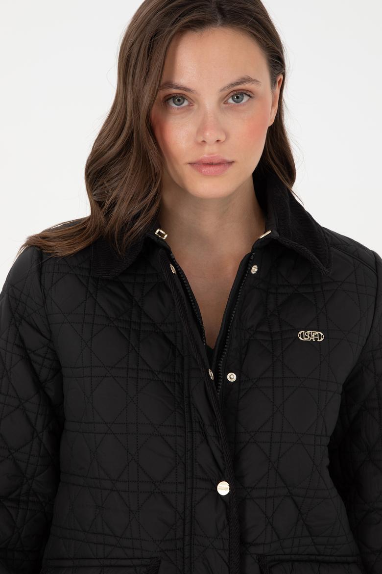 Kadın Siyah Mont - 50289559033