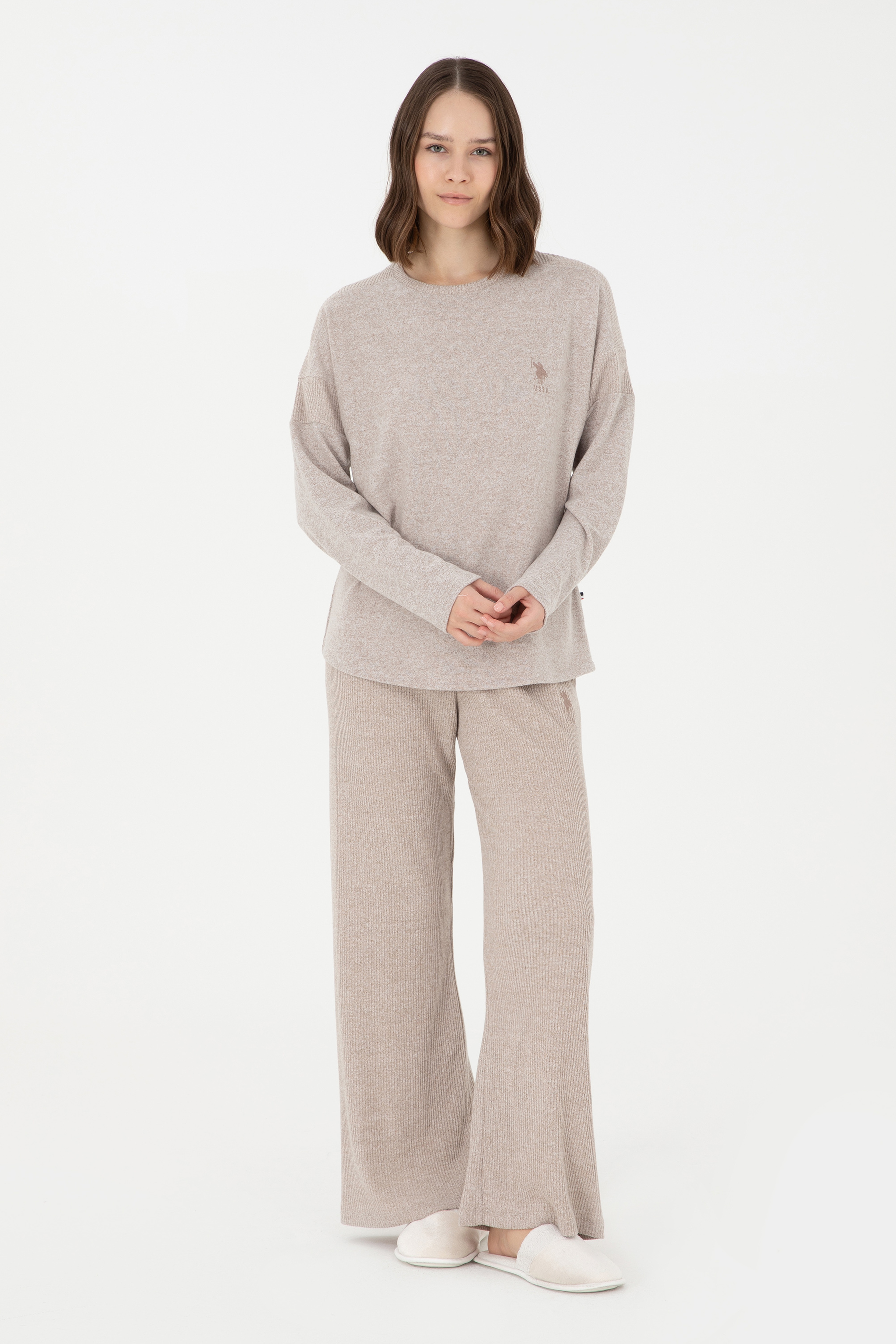 Kadın Camel Pijama Takımı - Image 1