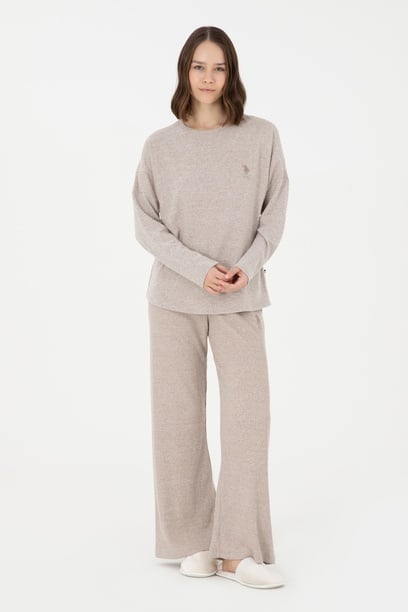 Kadın Camel Pijama Takımı