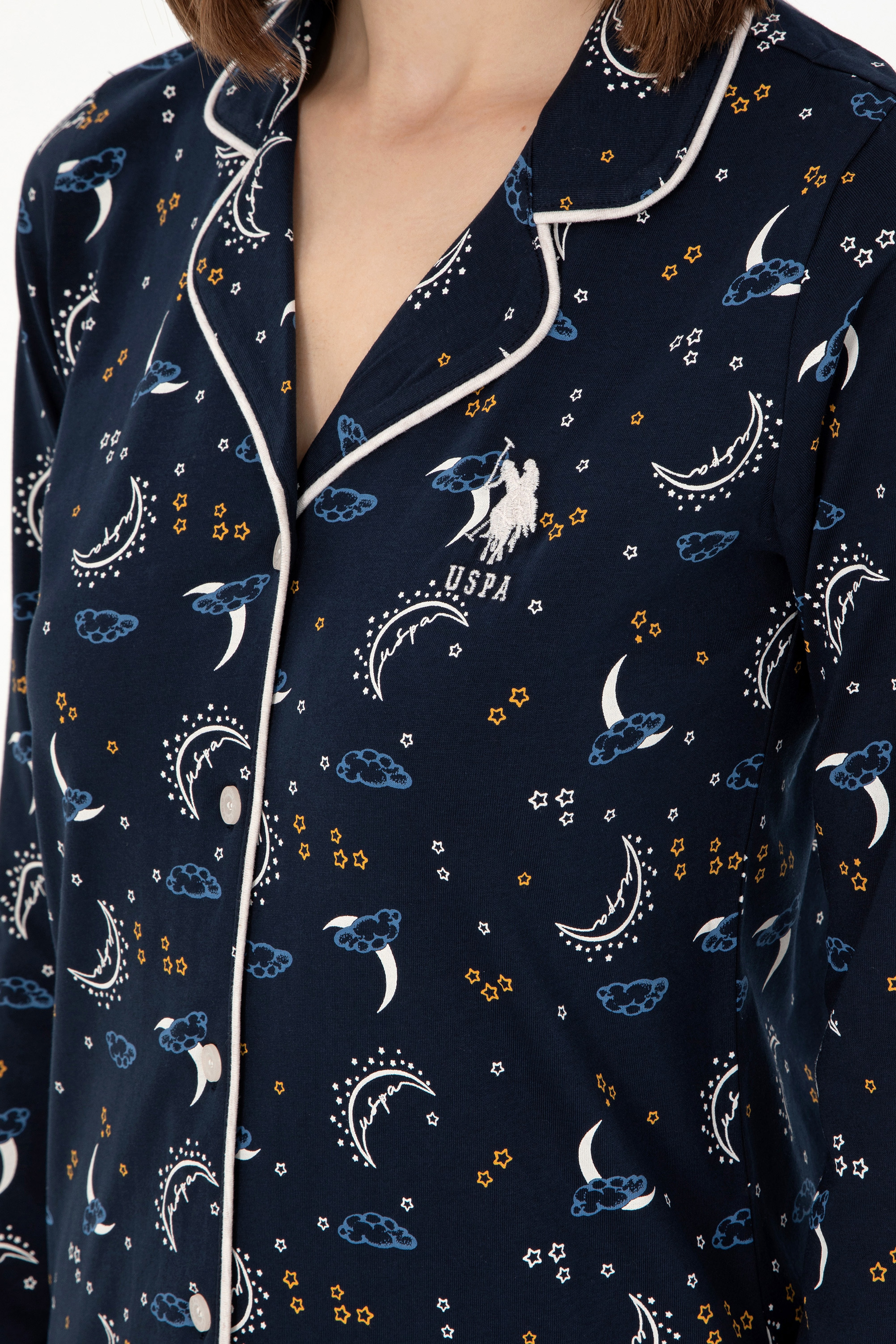 Kadın Lacivert Pijama Takımı
