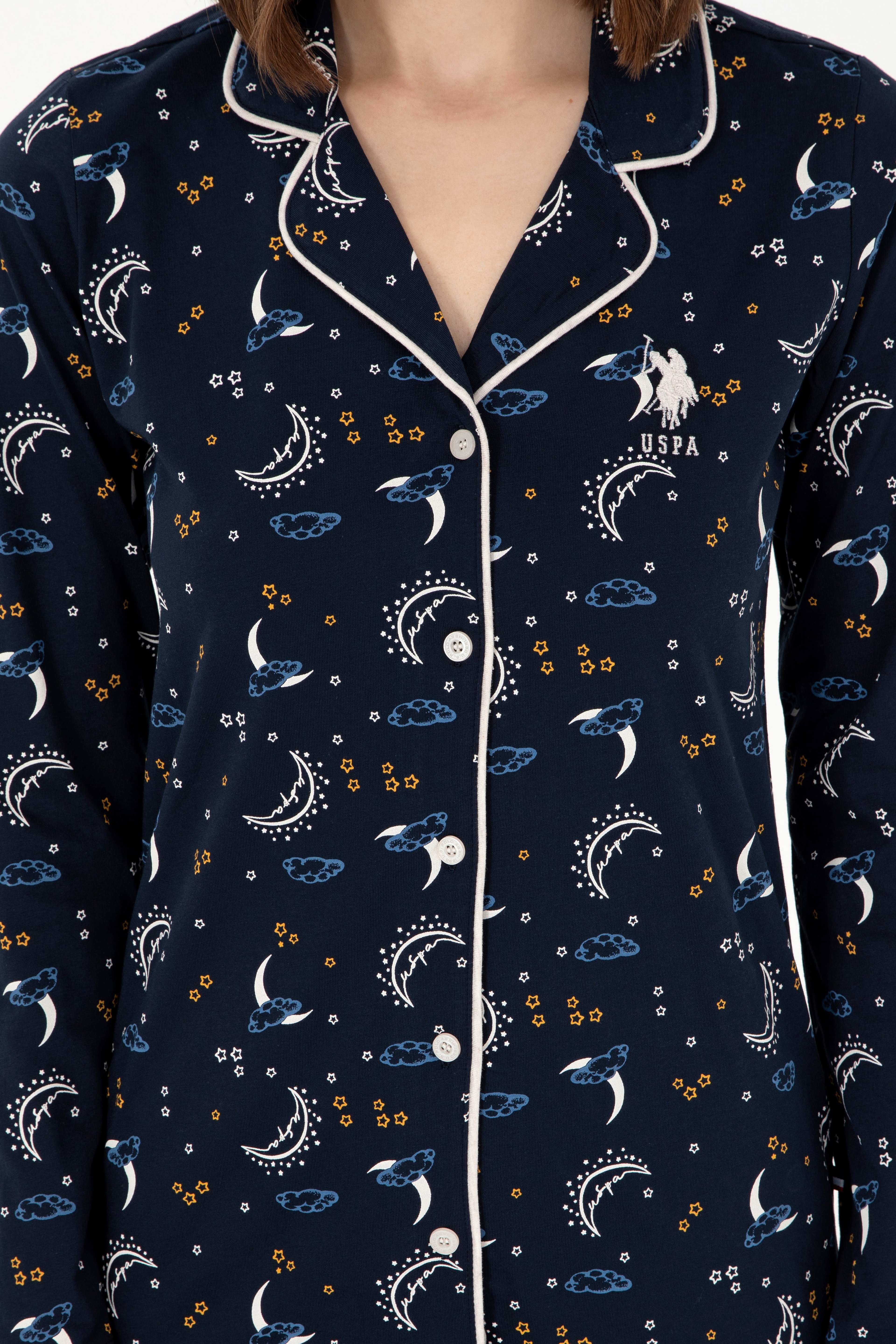 Kadın Lacivert Pijama Takımı - Image 6