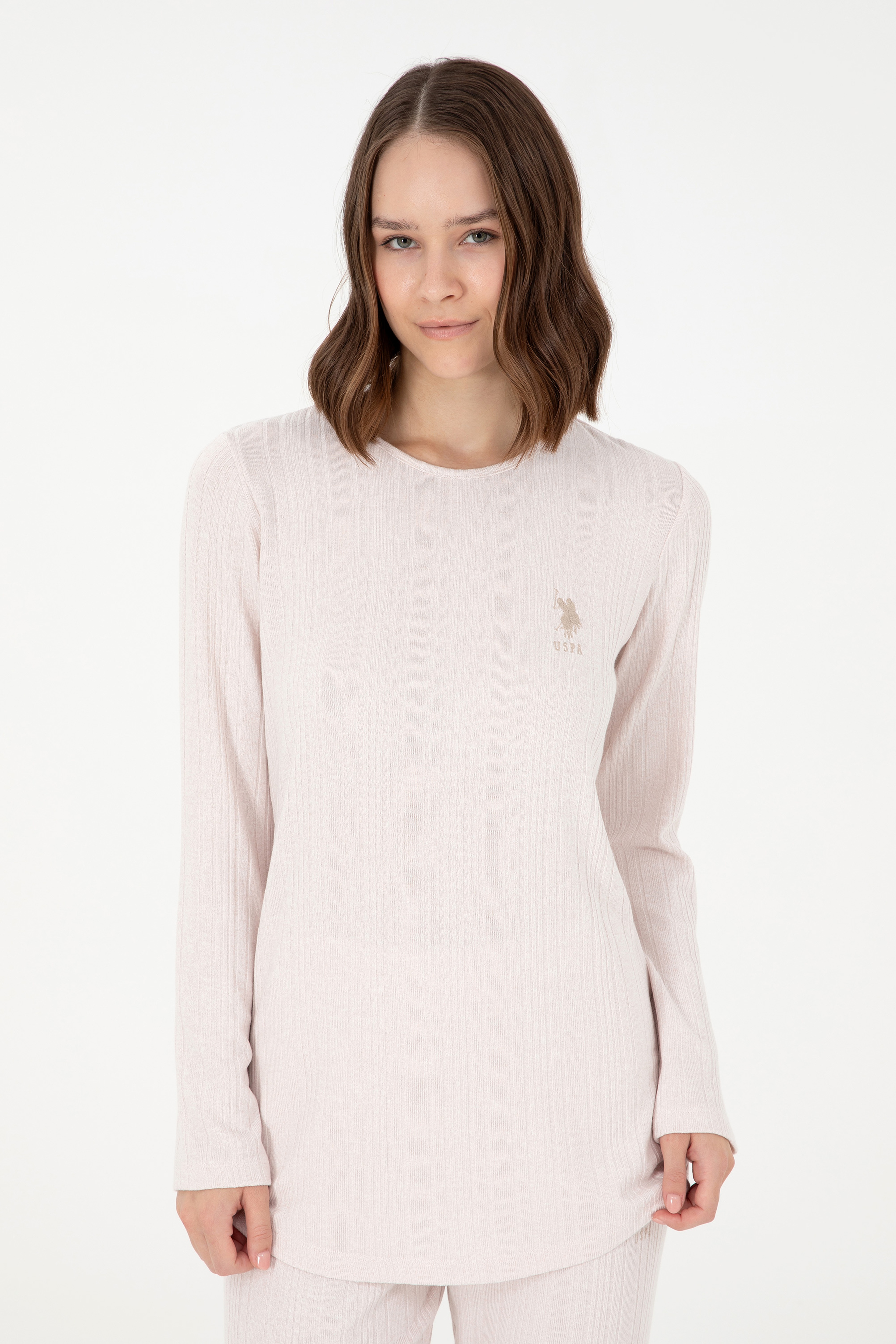 Kadın Bej Pijama Takımı - Image 3