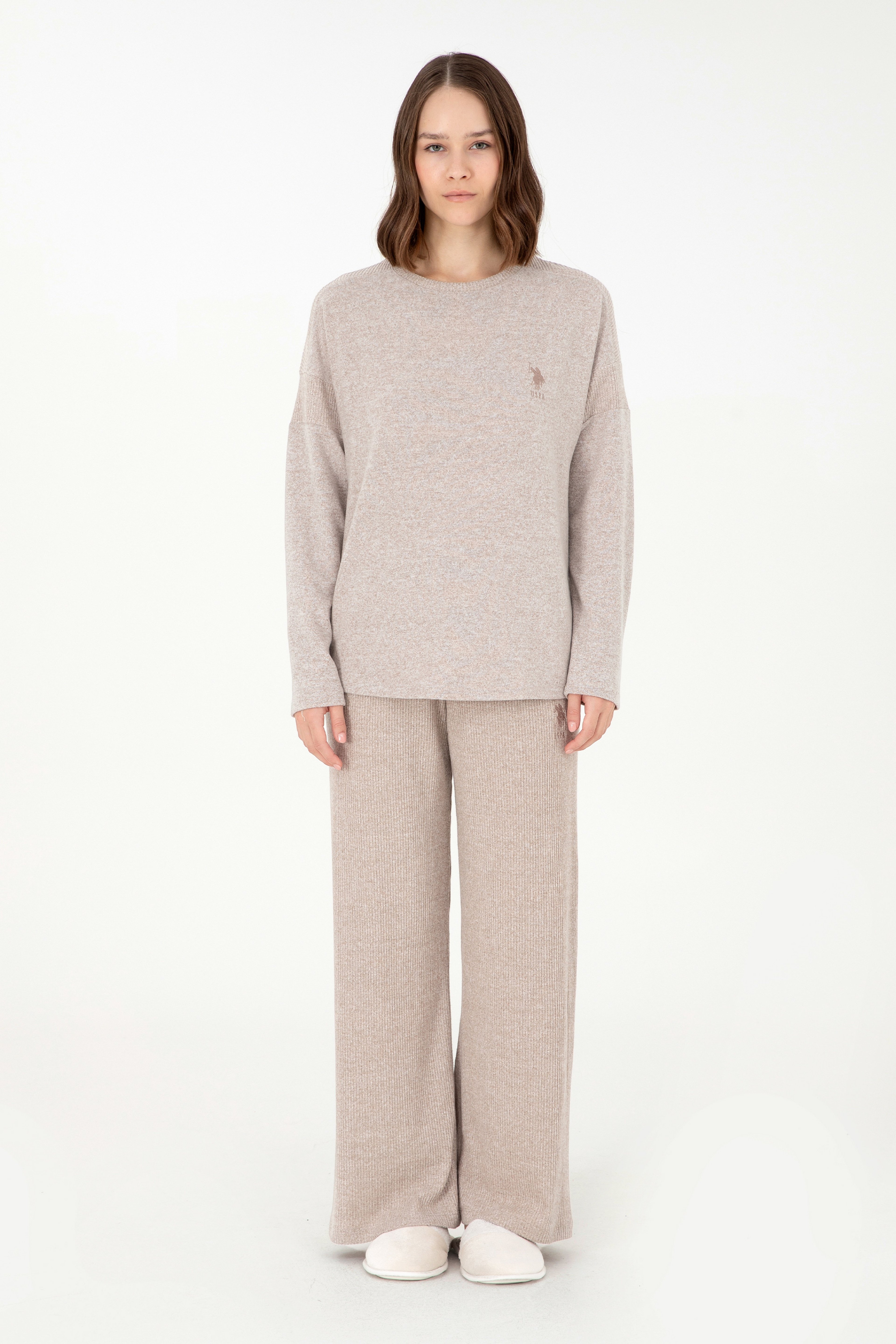 Kadın Camel Pijama Takımı - Image 4
