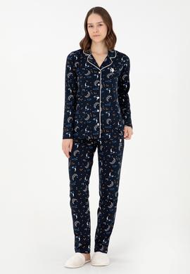 Kadın Lacivert Pijama Takımı - 50303408005