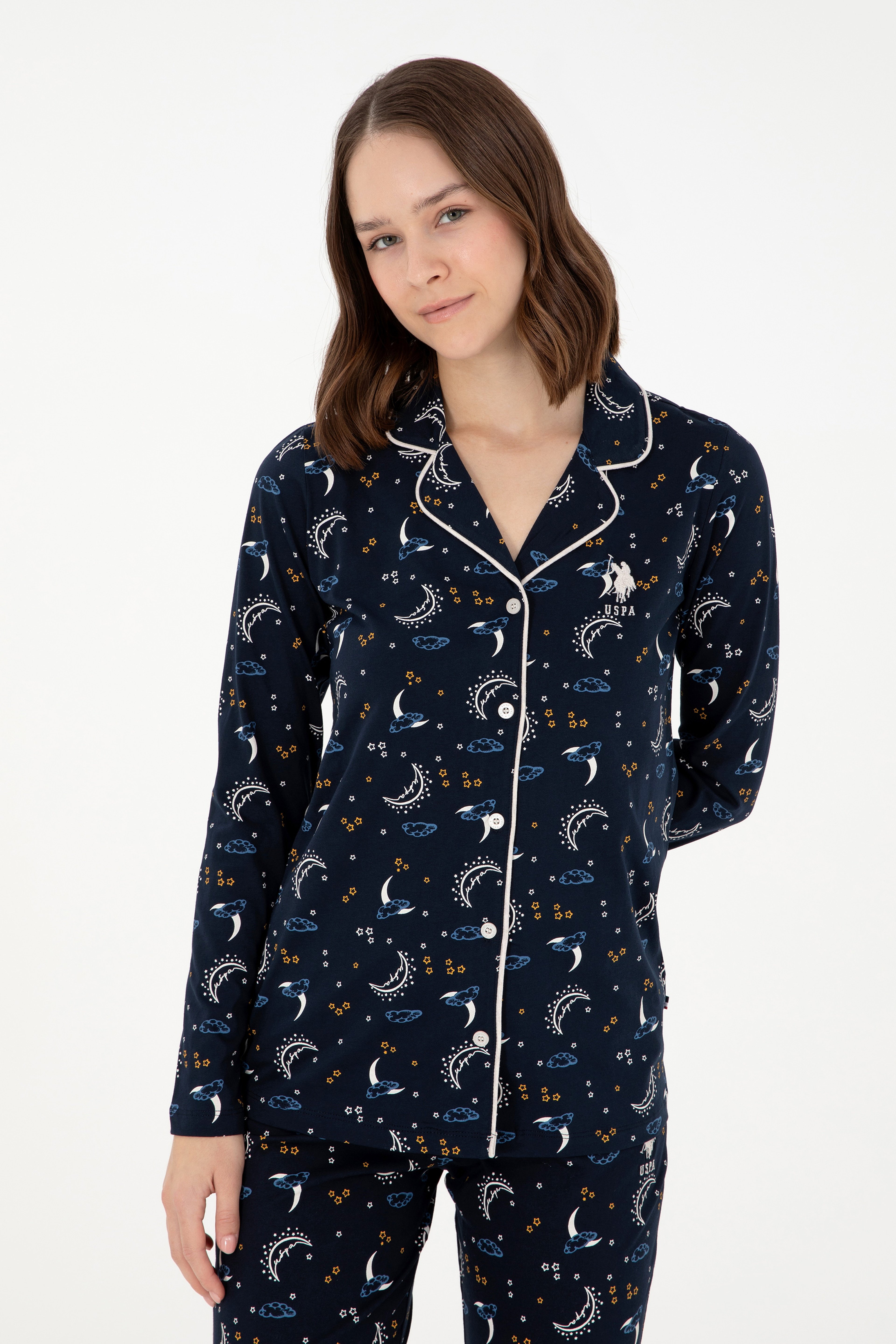 Kadın Lacivert Pijama Takımı - Image 3