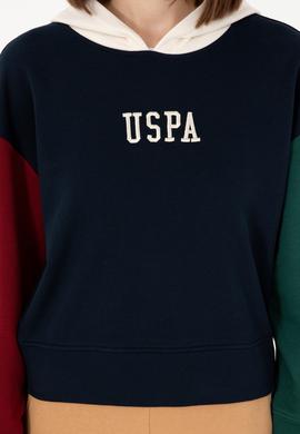 Kadın Lacivert Kapüşonlu Sweatshirt - 50291269013