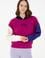 Kadın Fuşya Kapüşonlu Sweatshirt