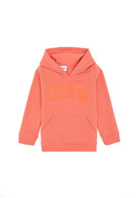 Kız Çocuk Nar Çiçeği Kapüşonlu Basic Sweatshirt - 50292512004