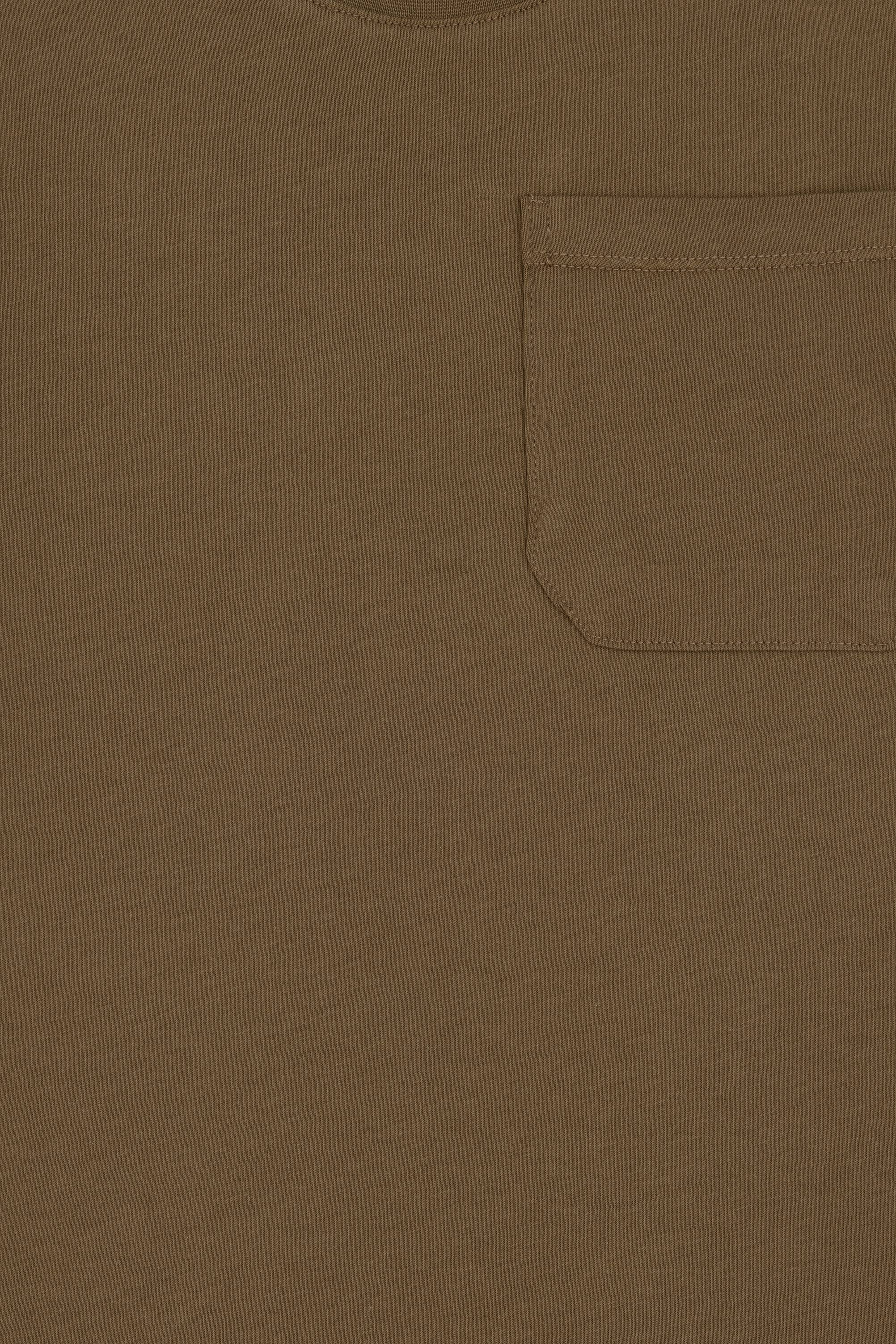 Erkek Çocuk Haki Bisiklet Yaka Tişört