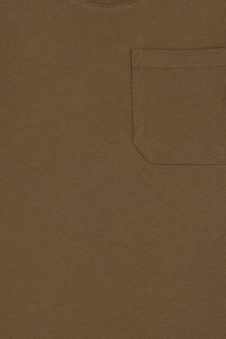 Erkek Çocuk Haki Bisiklet Yaka Tiört - 50295428013