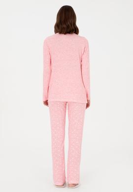 Kadın Pembe Pijama Takımı - 50302755012