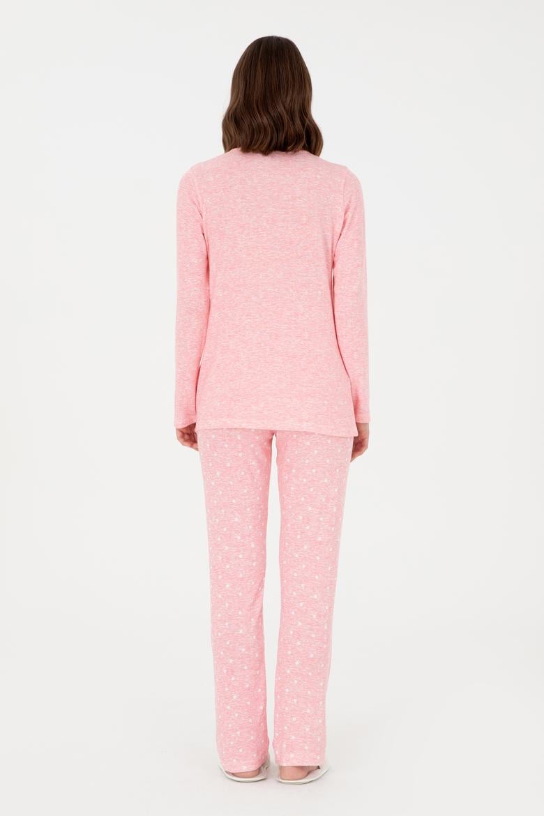 Kadın Pembe Pijama Takımı - 50302755012