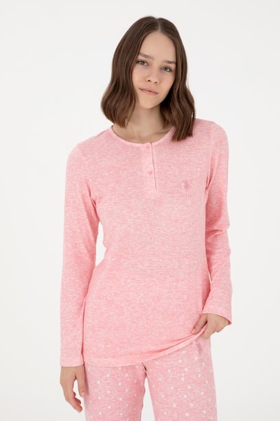 Kadın Pembe Pijama Takımı