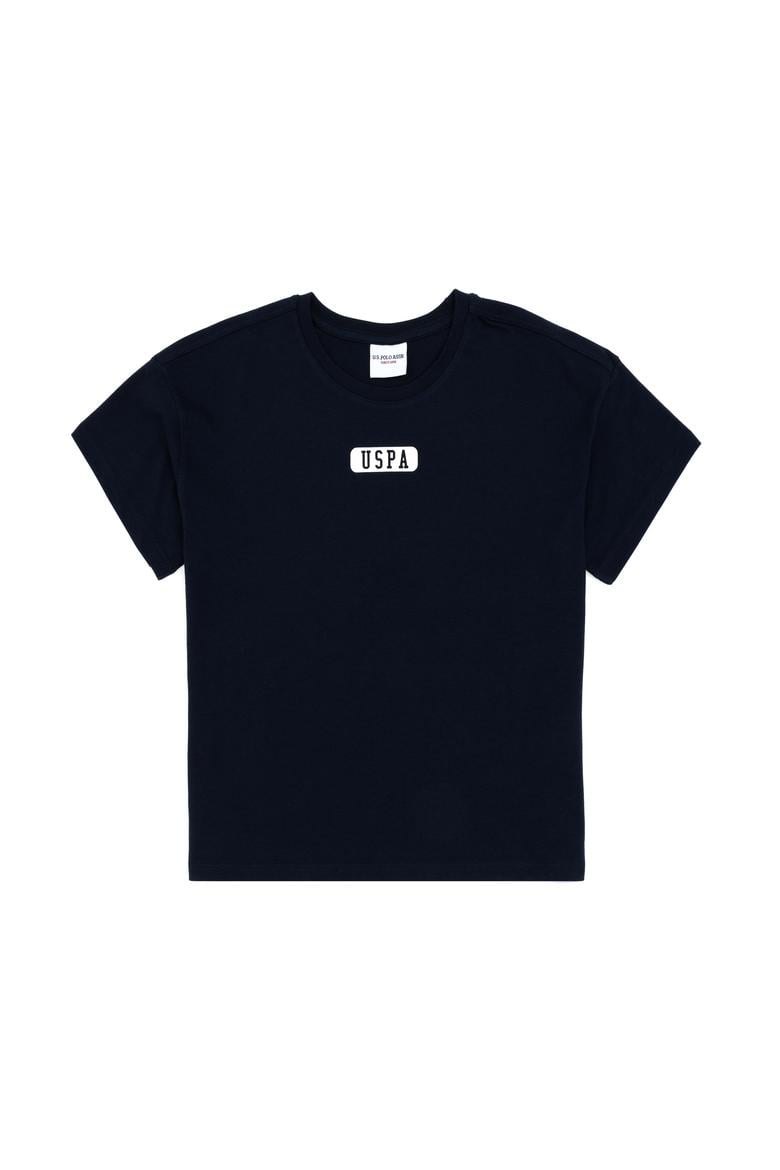 Erkek Çocuk Lacivert Oversize Bisiklet Yaka Tişört - 50298982018