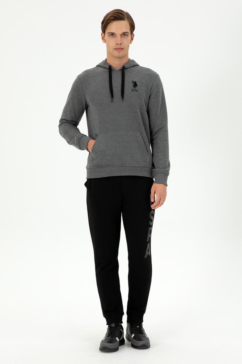 Erkek Antrasit Melanj Basic Sweatshirt - 50289059037