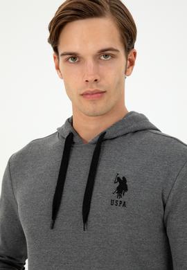 Erkek Antrasit Melanj Basic Sweatshirt - 50289059037