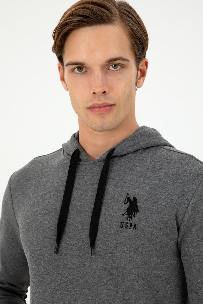 Erkek Antrasit Melanj Basic Sweatshirt - 50289059037