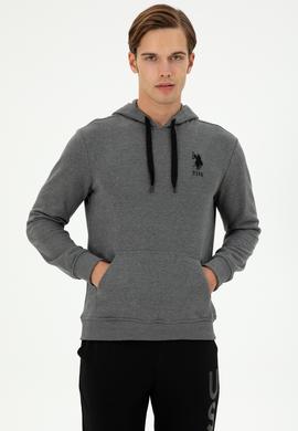 Erkek Antrasit Melanj Basic Sweatshirt - 50289059037