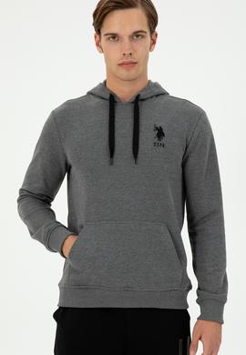 Erkek Antrasit Melanj Basic Sweatshirt - 50289059037